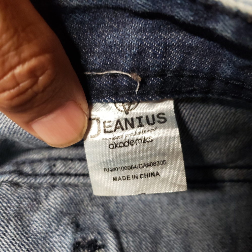 Akademiks Blue Patchwork Relaxed Jeans - image 2